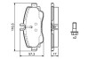 Комплект гальмівних колодок - дискові BOSCH 0 986 424 470 (фото 2)