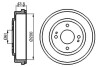 Тормозной барабан BOSCH 0 986 477 081 (фото 1)