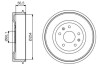 Тормозной барабан BOSCH 0 986 477 227 (фото 1)