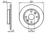 Тормозной диск BOSCH 0986478242 (фото 1)