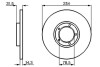 Тормозной диск BOSCH 0 986 478 345 (фото 1)