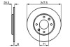 Тормозной диск BOSCH 0 986 478 371 (фото 1)