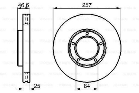 Тормозной диск BOSCH 0 986 478 397