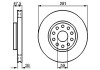 Тормозной диск BOSCH 0 986 478 460 (фото 1)