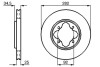 Тормозной диск BOSCH 0986478634 (фото 1)