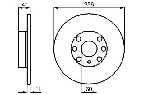 Тормозной диск BOSCH 0 986 478 880