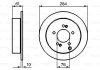 Диск тормозной BOSCH 0 986 479 126 (фото 6)