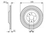 Тормозной диск BOSCH 0 986 479 591 (фото 1)