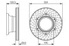 Тормозной диск BOSCH 0 986 479 600 (фото 1)