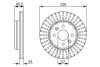 Тормозной диск BOSCH 0 986 479 676 (фото 1)