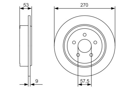 Тормозной диск BOSCH 0986479A79