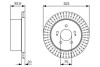 Тормозной диск BOSCH 0 986 479 V26 (фото 1)