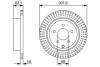 Диск гальмівний INFINITI/NISSAN FX/M/Q70/Q50/JX/QX60/QX70/FX35/Murano/Pathfinder \'\'R \'\'3,5-4,5 \'\'08- BOSCH 0986479W11 (фото 1)