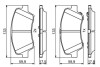 Гальмівні колодки, дискові BOSCH 0 986 494 712 (фото 7)