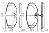 Колодки гальмівні дискові Nissan Maxima QX CA33 F BOSCH 0986495147 (фото 1)