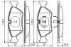 Колодки гальмівні дискові BOSCH 0 986 495 162 (фото 1)