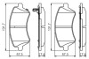 Колодки тормозные дисковые BOSCH 0986495243 (фото 7)