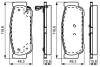 Колодки гальмівні дискові SSANG YONG Kyron/Rexton/Rodius "R "05>> BOSCH 0986495315 (фото 1)