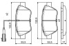 Колодки гальмівні дискові BOSCH 0 986 495 378 (фото 7)