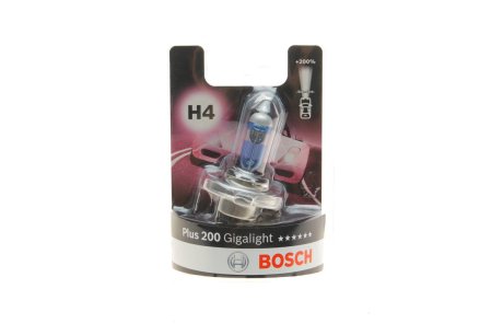 Лампа 12V 60/55W H4 Plus 200 Gigalight BOSCH 1987301144