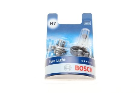 Лампа розжарювання H7 12V 55W PX26d Pure Light (компл. 2шт) (вир-во) BOSCH 1 987 301 411 (фото 1)