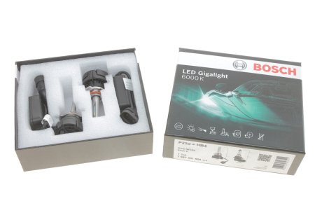 Лампа (2шт.) Duobox LED Gigalight P22d (HB4) 12В 30Вт BOSCH 1987301555