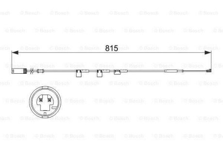 Датчик зносу гальмівних колодок BOSCH 1 987 473 524