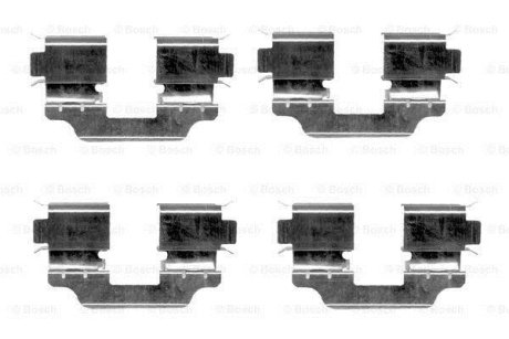 Комплектующие, колодки дискового тормоза BOSCH 1 987 474 341 (фото 1)
