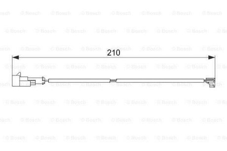 Датчик зносу гальмівних колодок BOSCH 1 987 474 520