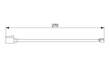 Датчик зносу гальмівних колодок BOSCH 1 987 474 564 (фото 1)