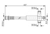 Тормозной шланг BOSCH 1987476614 (фото 1)