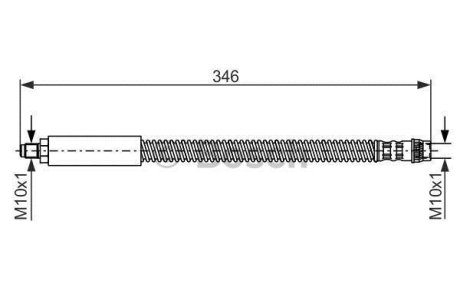 Гальмівний шланг BOSCH 1987476859