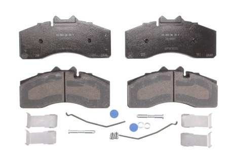 Колодки гальмівні дискові, комплект BPW 09.801.07.98.0