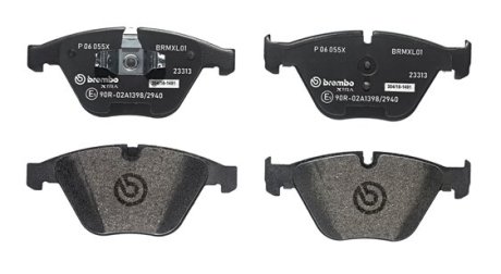 Колодки гальмівні дискові, комплект BREMBO P06055X