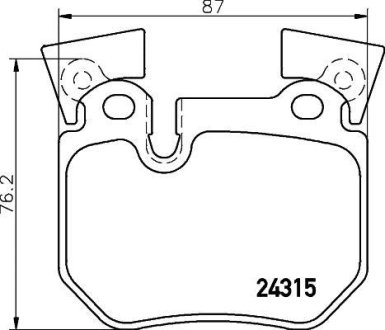 Гальмівні колодки дискові BREMBO P06 059