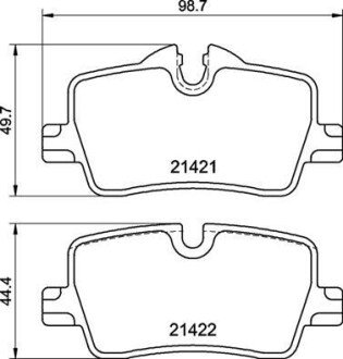 Гальмівні колодки дискові BREMBO P06 113 (фото 1)