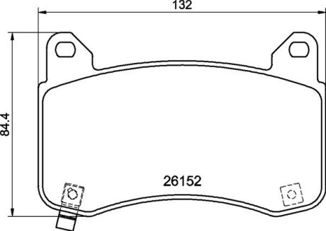 Гальмівні колодки дискові BREMBO P09029