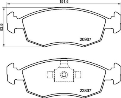 Гальмівні колодки дискові BREMBO P23 192