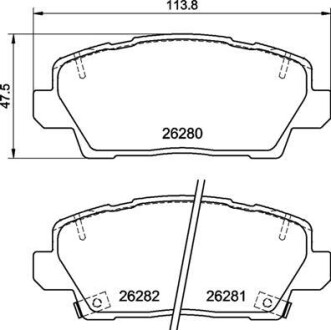 Гальмівні колодки дискові BREMBO P30 125