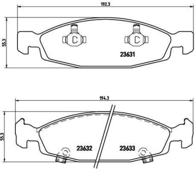 Гальмівні колодки дискові BREMBO P 37 005 (фото 1)