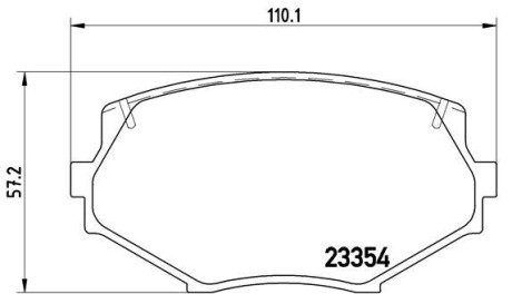 Гальмівні колодки дискові BREMBO P 49 020 (фото 1)