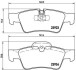 Колодка гальм. диск. MB GL-CLASS задн. BREMBO P 50 064 (фото 1)