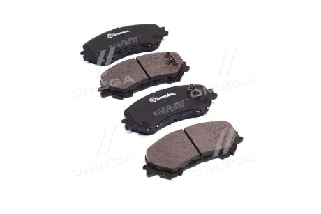 Колодка гальм. диск. NISSAN QASHQAI, RENAULT KADJAR передн. (вир-во) BREMBO P 56 100