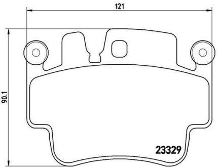 Гальмівні колодки дискові BREMBO P 65 009 (фото 1)