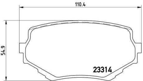 Гальмівні колодки дискові BREMBO P 79 009 (фото 1)