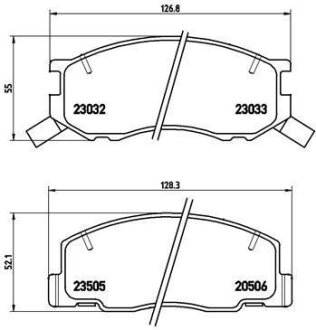 Гальмівні колодки дискові BREMBO P83 093