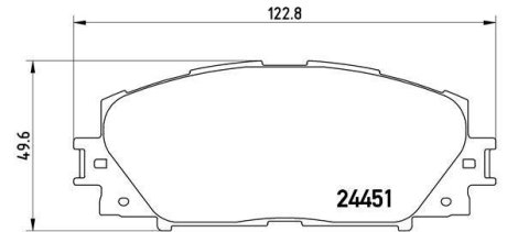 Гальмівні колодки дискові BREMBO P83 106 (фото 1)