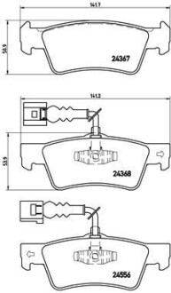 Колодки гальмівні дискові BREMBO P 85 068