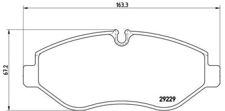 Гальмівні колодки дискові BREMBO P A6 026