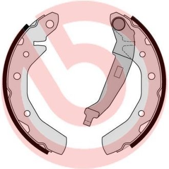 Комплект тормозных колодок BREMBO S10 517 (фото 1)